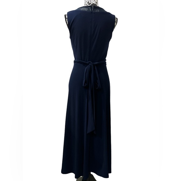 LAUREN Ralph Lauren navy blue maxi gown - Picture 2 of 7